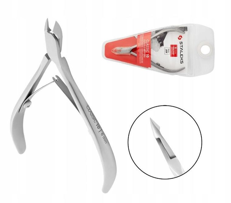 Staleks, Classic, cążki do skórek, 6 mm