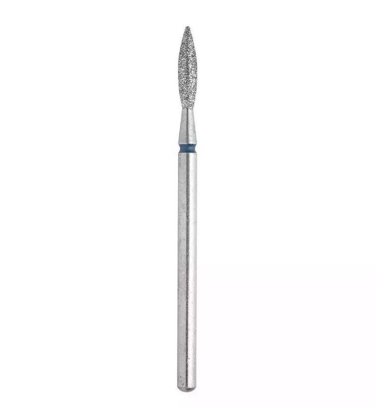 Staleks, frez do paznokci, diamentowy płomyk, niebieski, 23/10 mm, 1 szt.