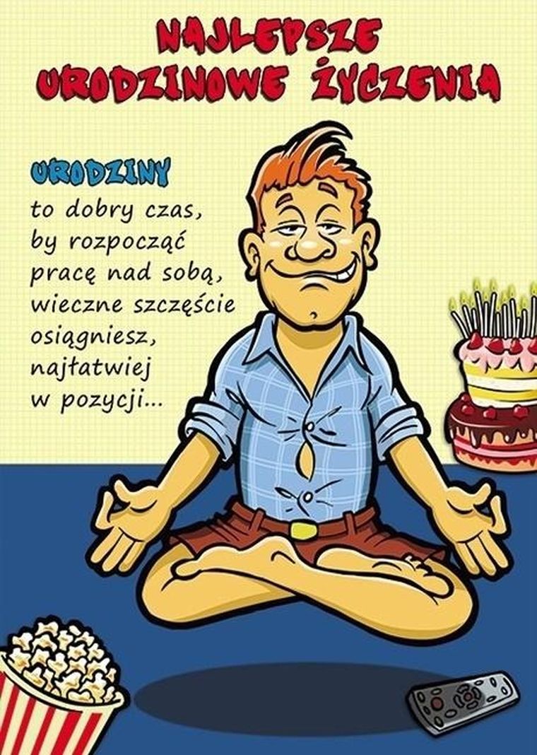 Stamp, Comic, karnet B6 + koperta, Urodziny