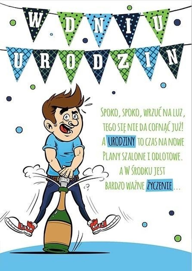 Stamp, Comic, karnet B6 + koperta, Urodziny