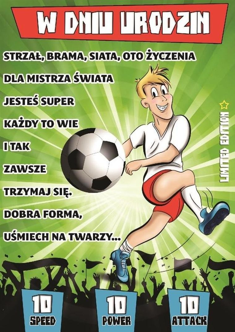 Stamp, Comic, karnet B6 + koperta, Urodziny