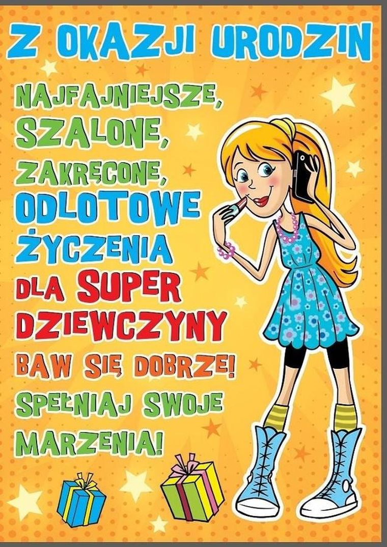 Stamp, Young, karnet B6 + koperta, 4 Urodziny