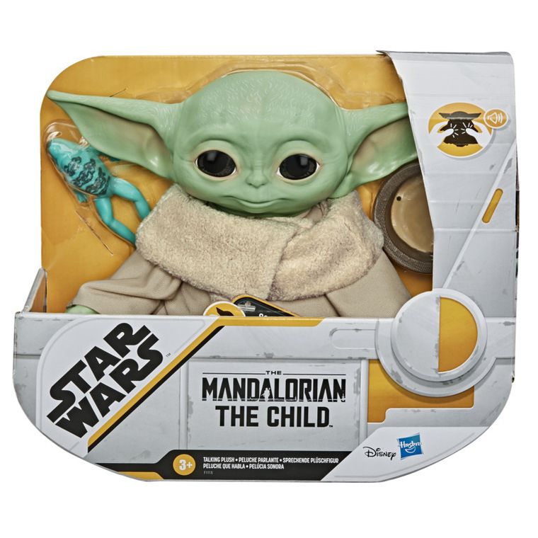 Star Wars, Baby Yoda, maskotka z dźwiękiem