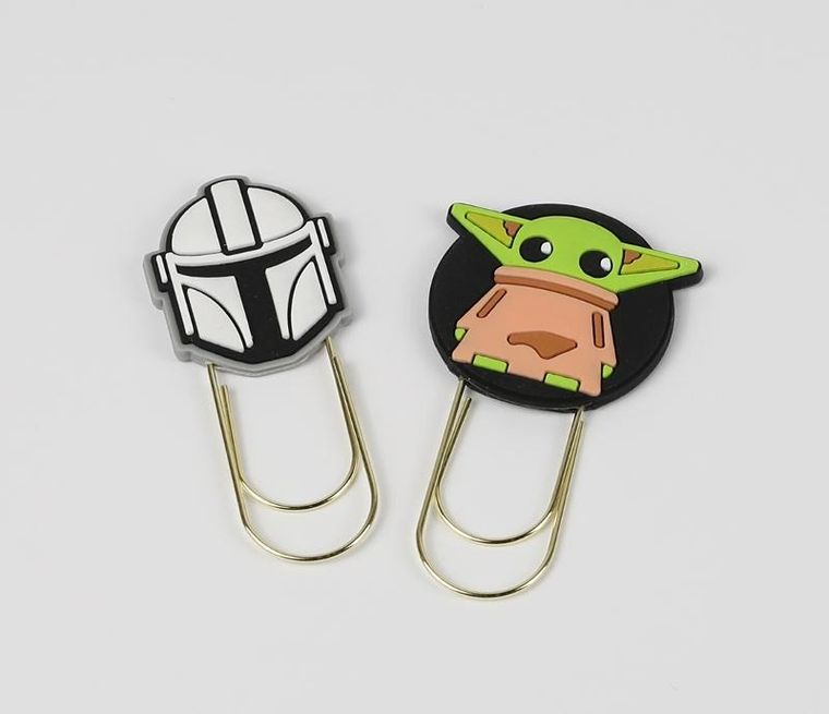 Star Wars Mandalorian, klipsy do papieru, 2 szt.