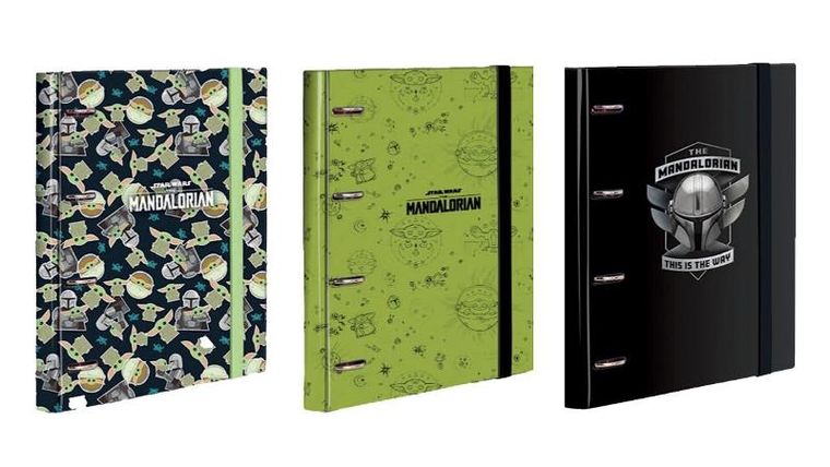 Star Wars Mandalorian, segregator A4/100 K, 3 szt.