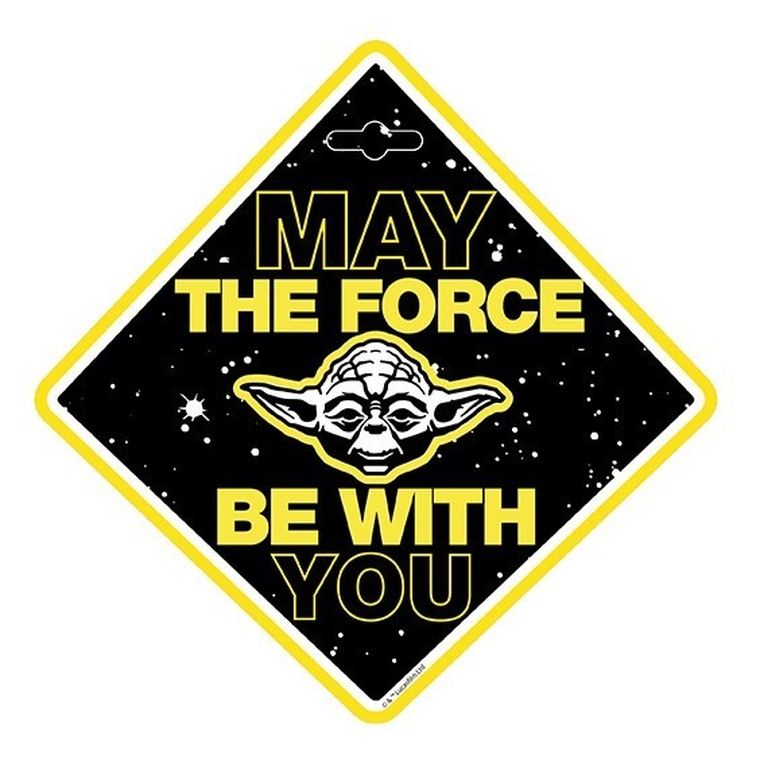 Star Wars, tabliczka do samochodu, przyssawka