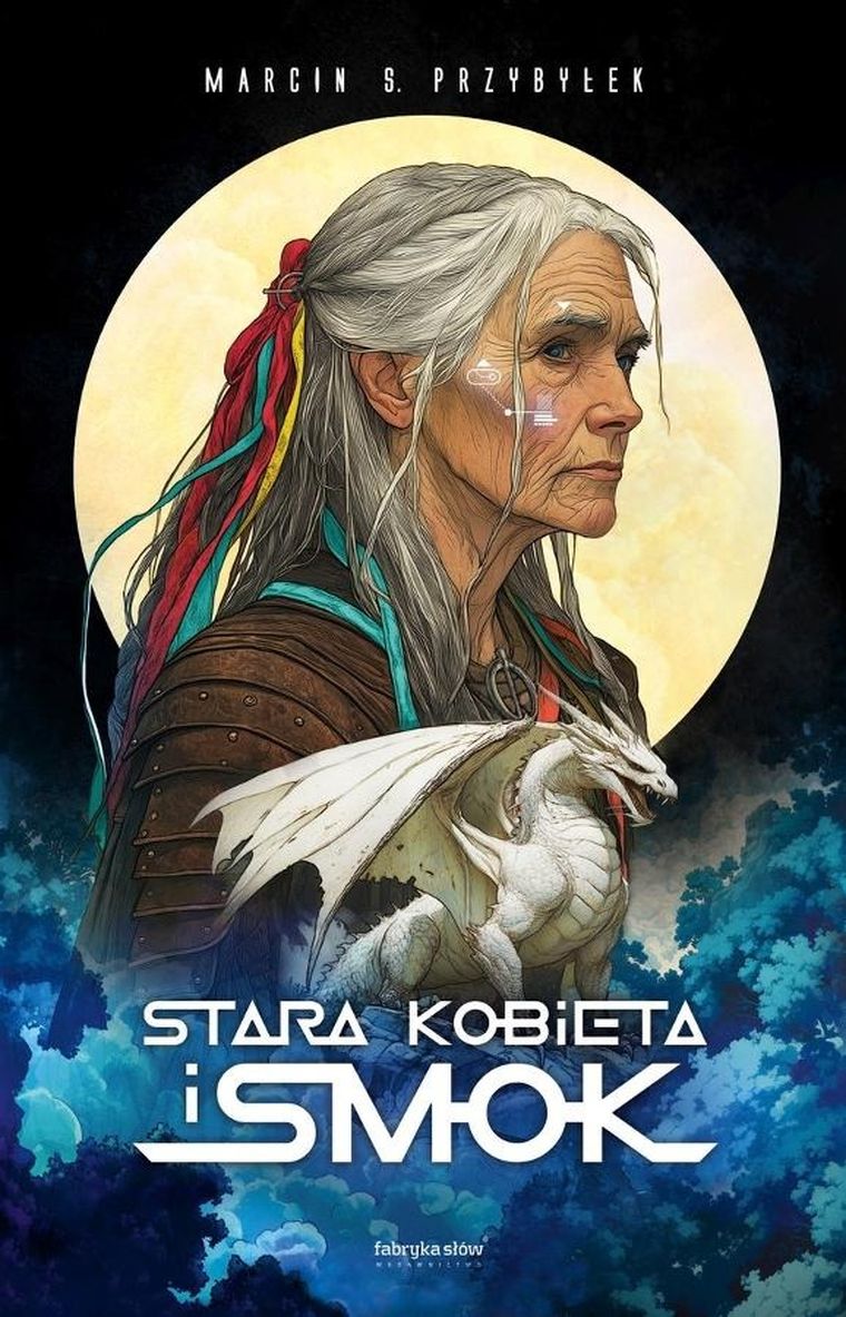 Stara kobieta i smok