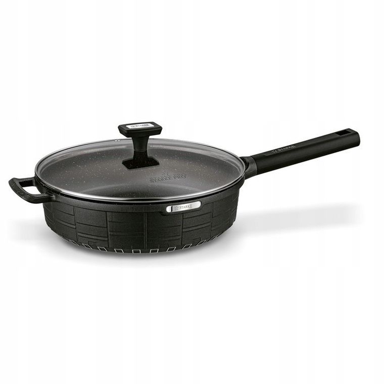 Starke Pro, Crows Marble, patelnia z pokrywą, 28-7.5 cm