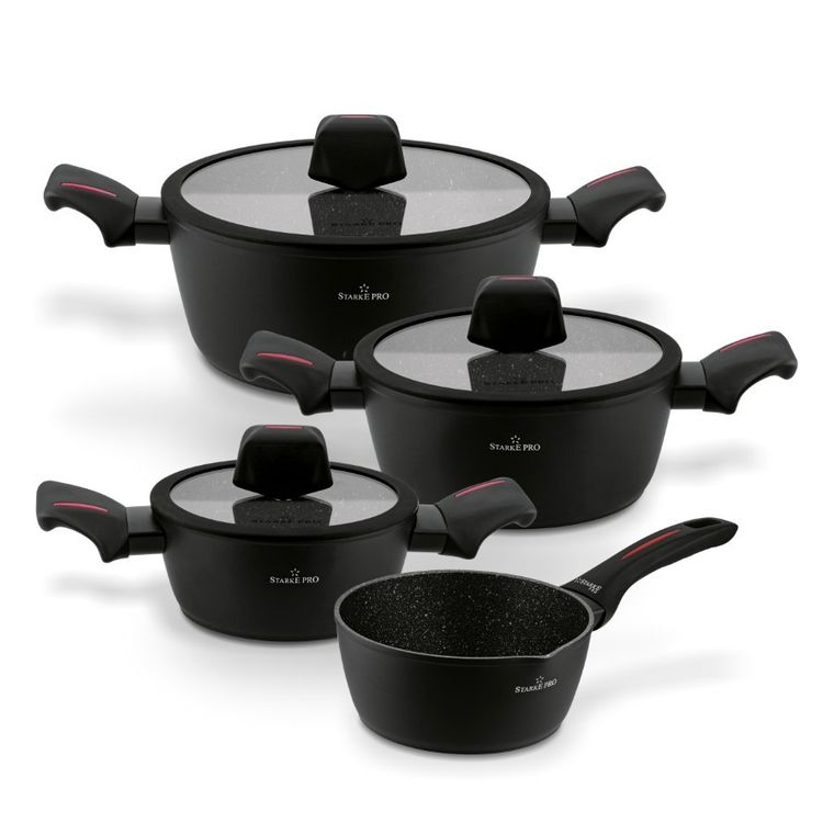 Starke Pro, Piccante, komplet garnków, 7 elementów