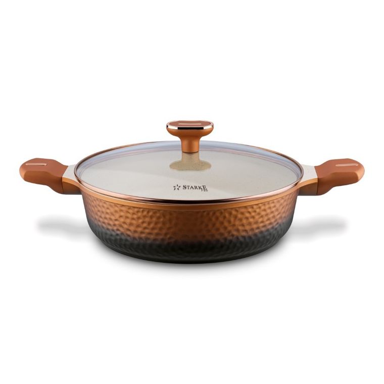 Starke Pro, Texture Copper, patelnia, 28-8 cm