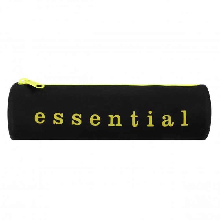 Starpak, Essential, piórnik tuba, silikonowy, czarny