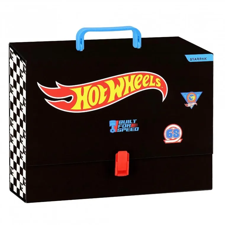 Starpak, Hot Wheels, teczka z rączką, A4, 90 mm