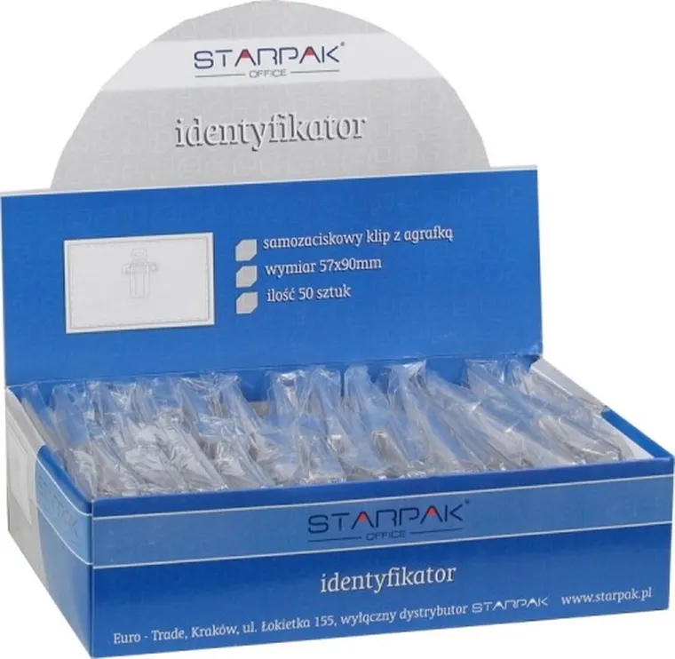 Starpak, identyfikator, 50 szt.