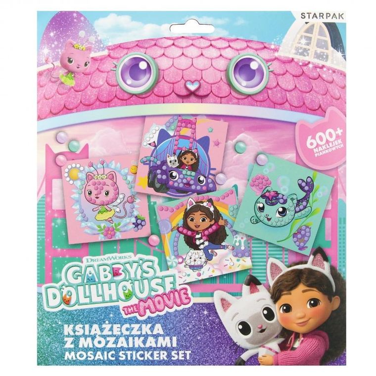 Starpak, Koci Domek Gabi, diamentowa mozaika, zestaw kreatywny