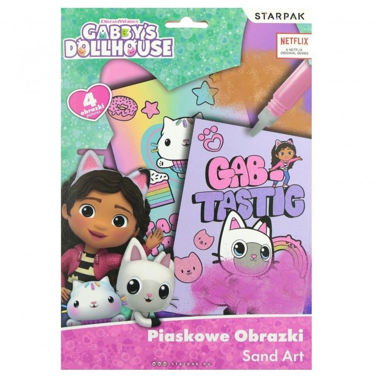 Starpak, Koci Domek Gabi, piaskowe obrazki, zestaw kreatywny