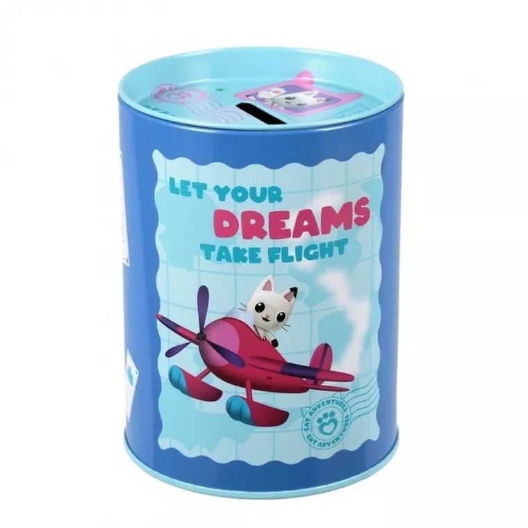 Starpak, Koci Domek Gabi, skarbonka metalowa, okrągła