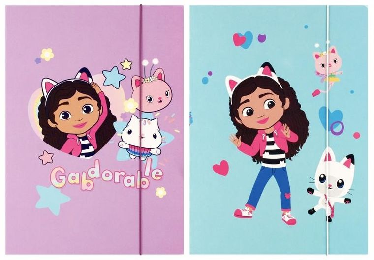 Starpak, Koci Domek Gabi, teczka z gumką A4, 1 szt.