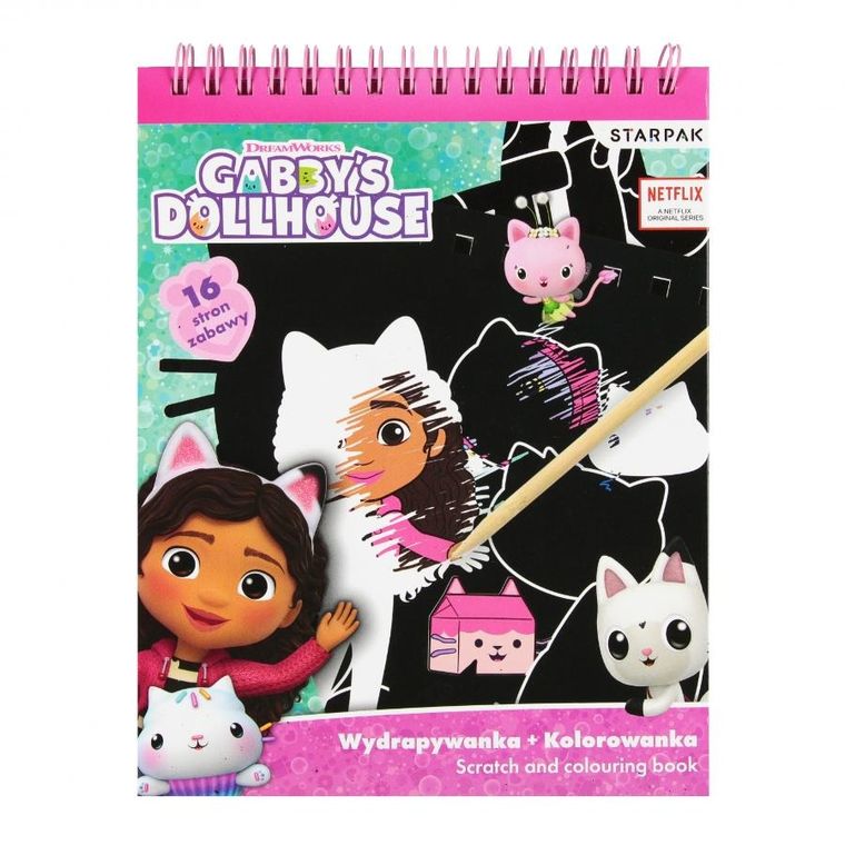 Starpak, Koci Domek Gabi, wydrapywanka z kolorowanką