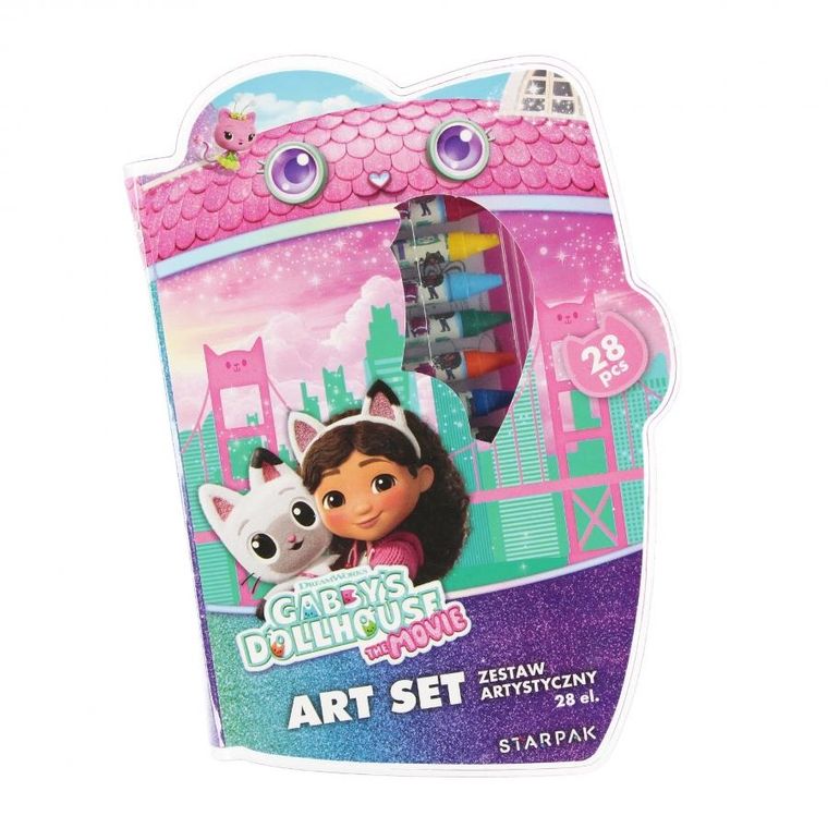Starpak, Koci Domek Gabi, zestaw artystyczny, 28 elementów