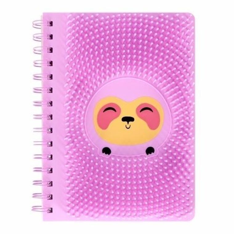 Starpak, kołonotes, silikon, A5, Leniwiec