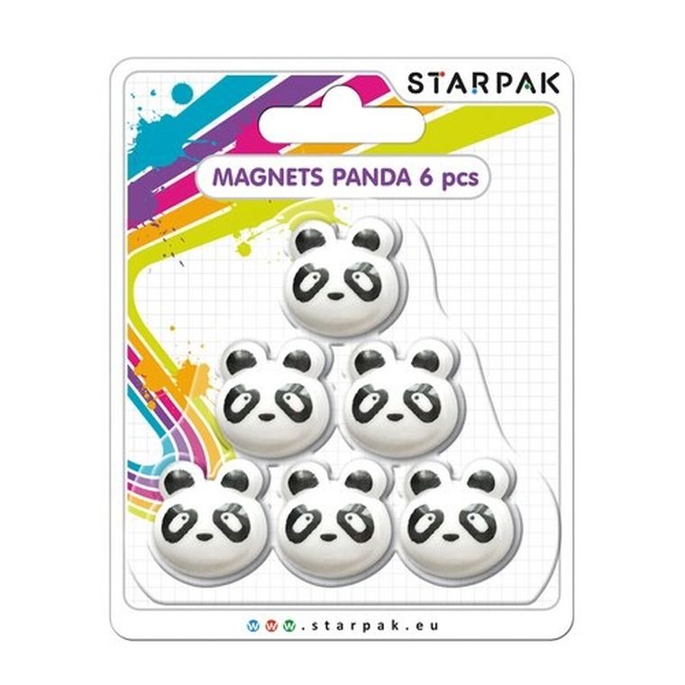 Starpak, magnesy, panda