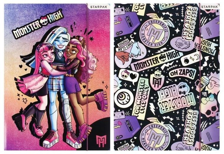 Starpak, Monster High, teczka z gumką A4, 1 szt.