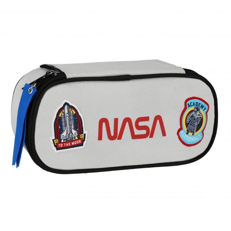 Starpak, NASA, piórnik, owalny, popielaty