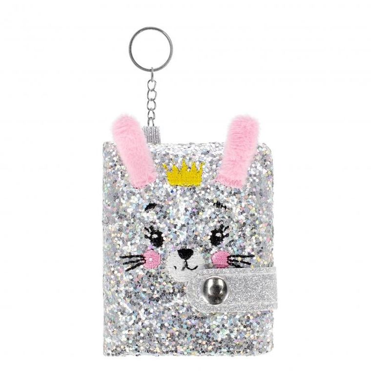 Starpak, notes brelok, cekinowy, królik, 1 szt.