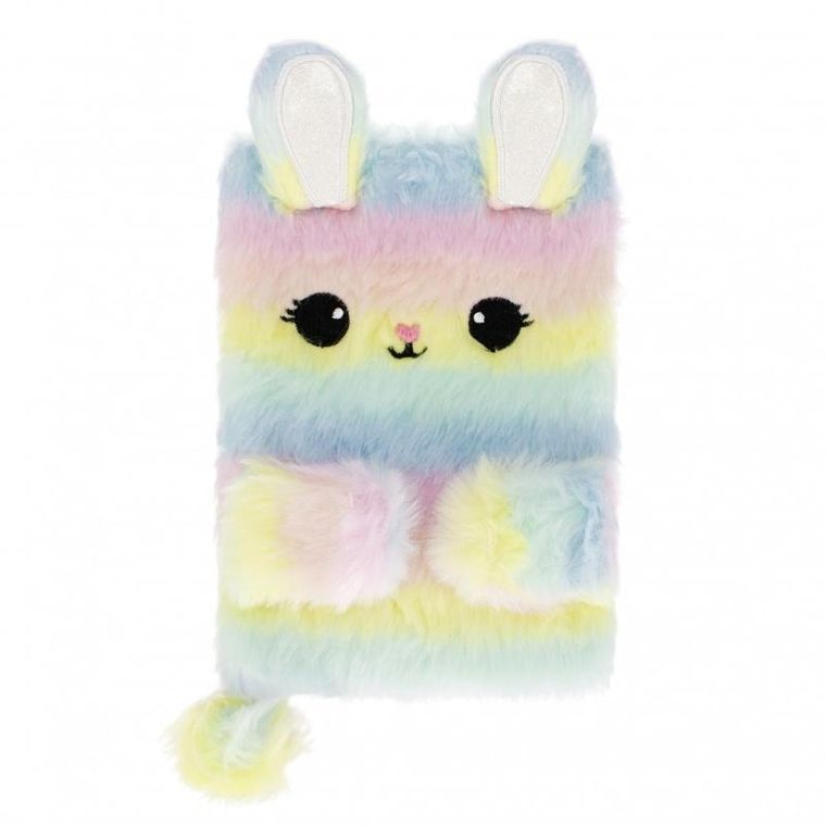 Starpak, notes pluszowy A5, Rabbit Pastel, 1 szt.