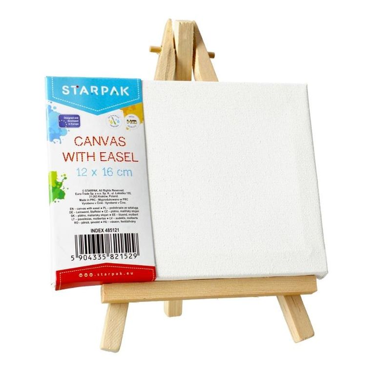 Starpak, podobrazie ze sztalugą, 12-16 cm
