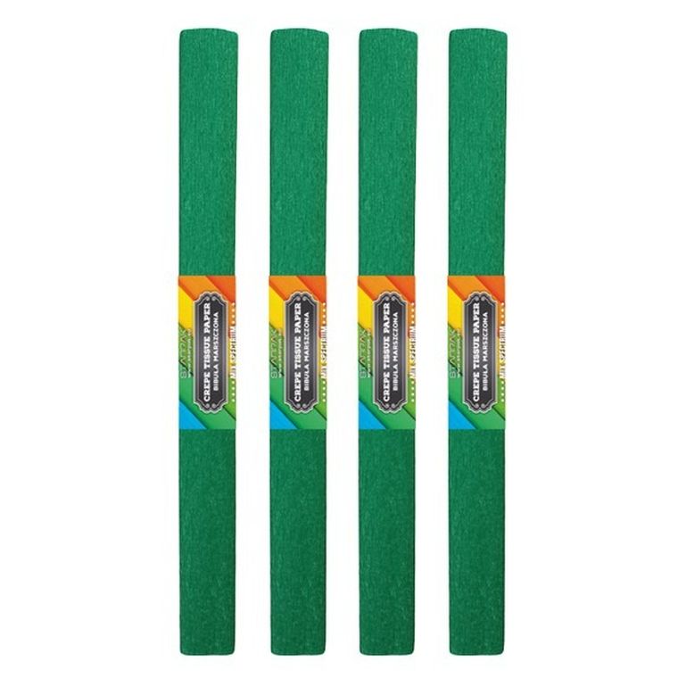 Starpak School, bibuła marszczona, 50-200 cm, zielona ciemna