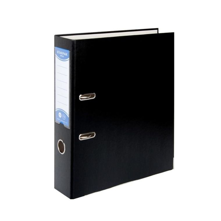 Starpak, segregator A4, okuty, czarny