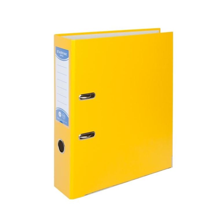 Starpak, segregator A4/75 okuty, żółty