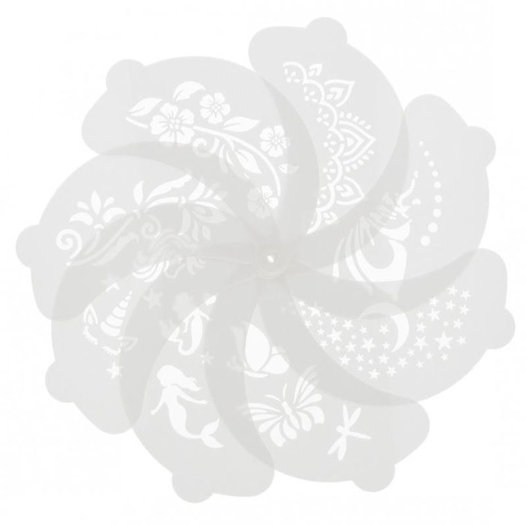 Starpak, szablon do malowania twarzy, magical, 10 szt.