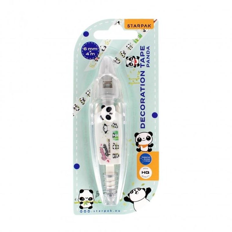 Starpak, taśma dekoracyjna, panda, 6 mm x 4 m