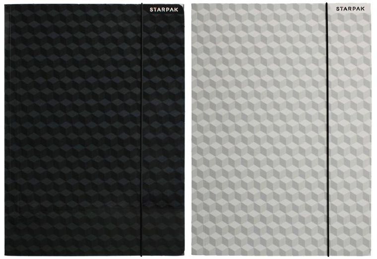 Starpak, teczka z gumką A4, cube, 1 szt.
