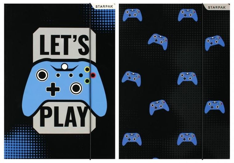 Starpak, teczka z gumką, A4, PAD, 1 szt.