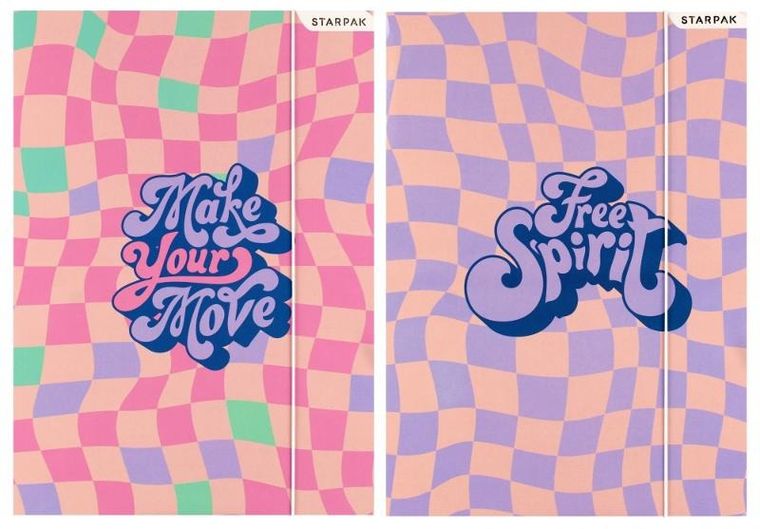 Starpak, teczka z gumką, A4, Unique, 1 szt.