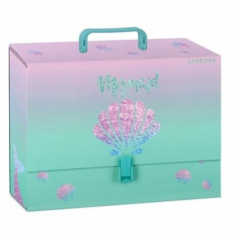 Starpak, teczka z rączką, A4, 95 mm, Shell