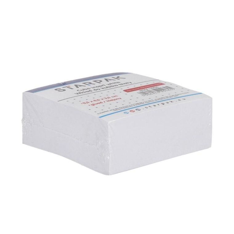 Starpak, wkład do kubika, biały, 85-85 mm