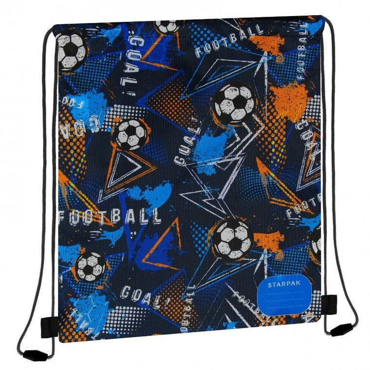 Starpak, worek sportowy, Football blue