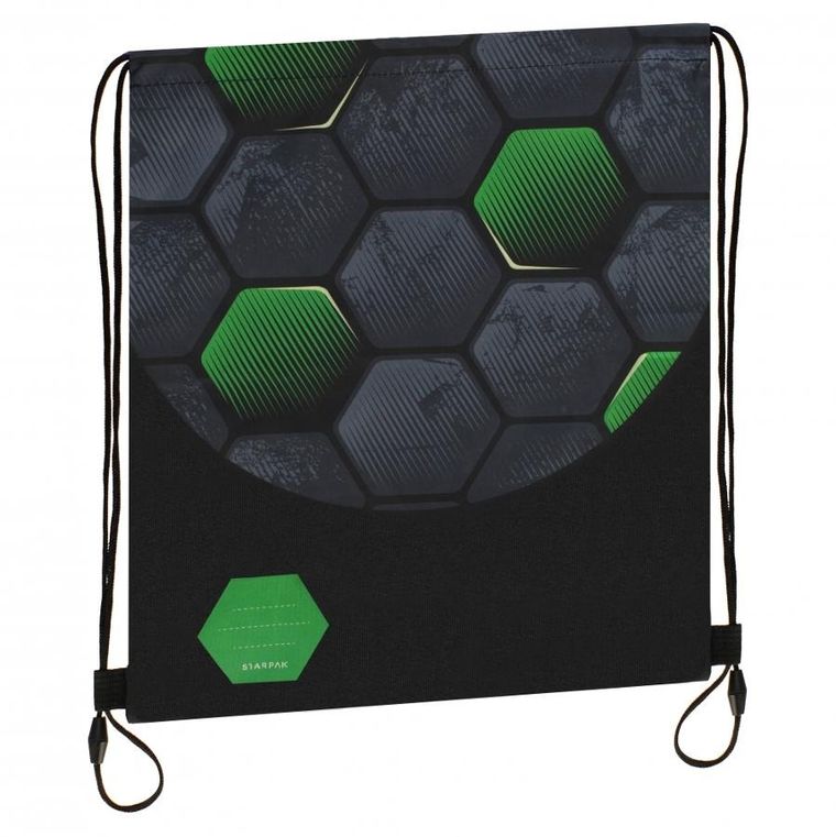 Starpak, worek sportowy, Football, zielony