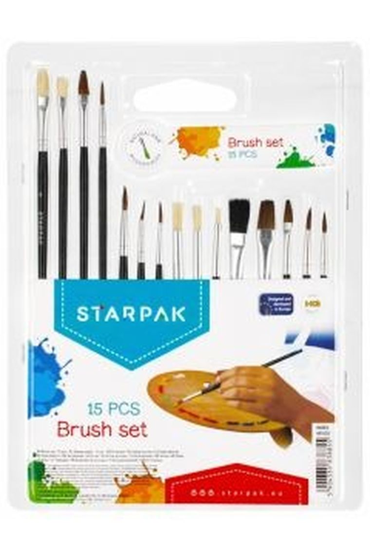 Starpak, zestaw pędzli, 15 szt.
