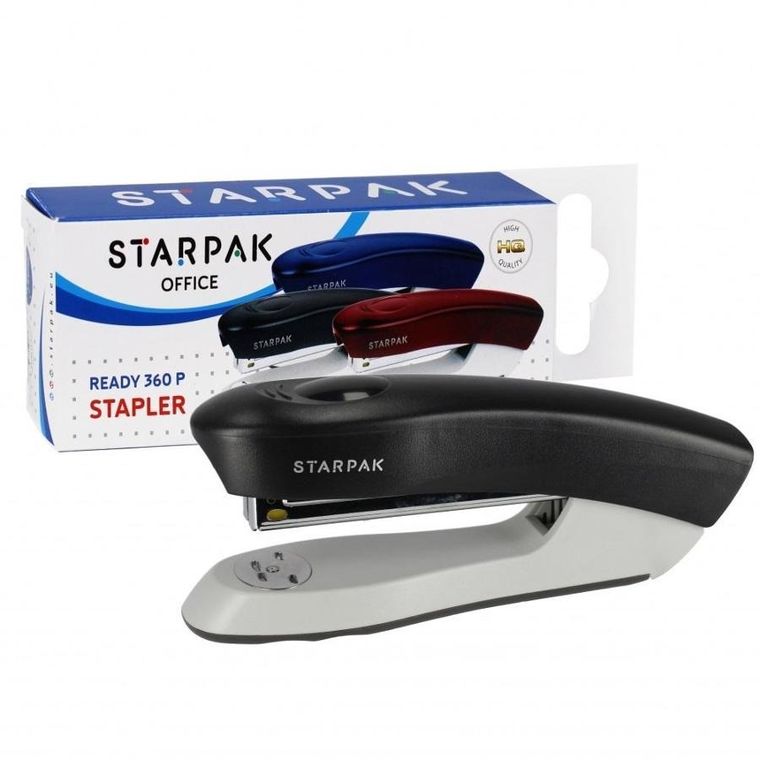 Starpak, zszywacz 24/6 26/6, czarny, 16 kartek