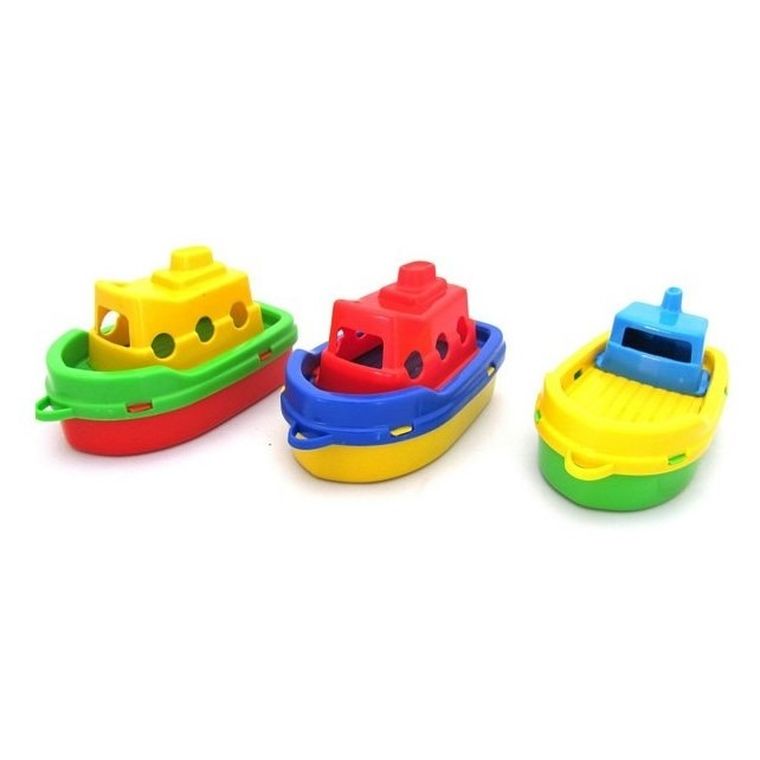 Stateczki, zabawka do kąpieli, 3 szt.