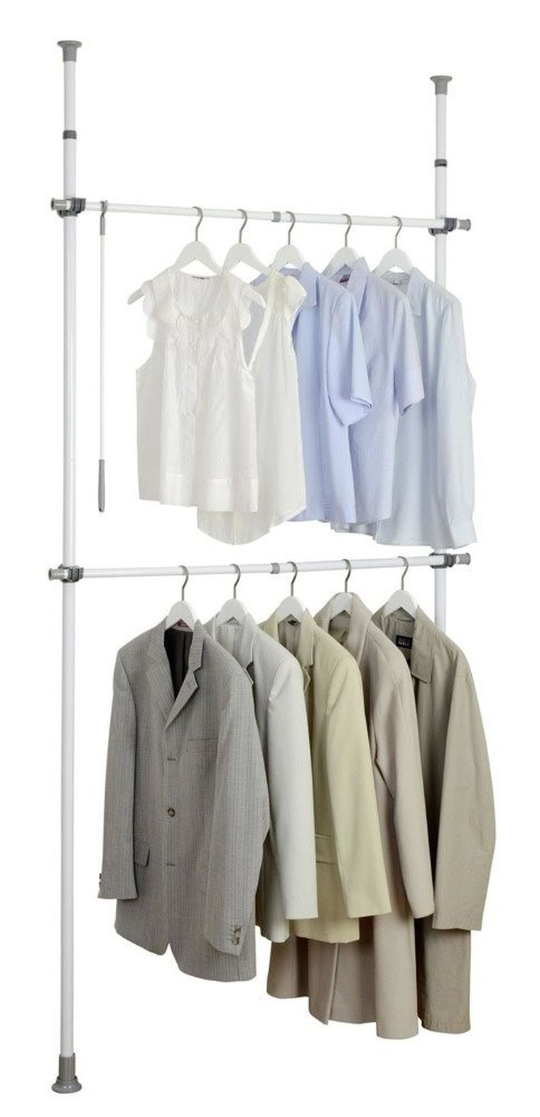 Stelaż do wieszania ubrań, Herkules basic, 2 poziomy