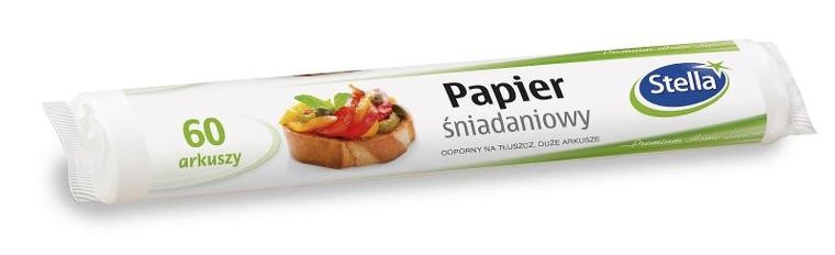 Stella, papier śniadaniowy w rolce, 60 szt.