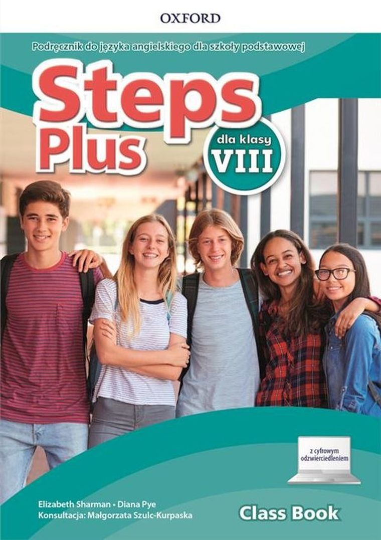 Steps plus. Szkoła podstawowa. Klasa 8. Podręcznik + cyfrowe odzwierciedlenie + nagrania audio