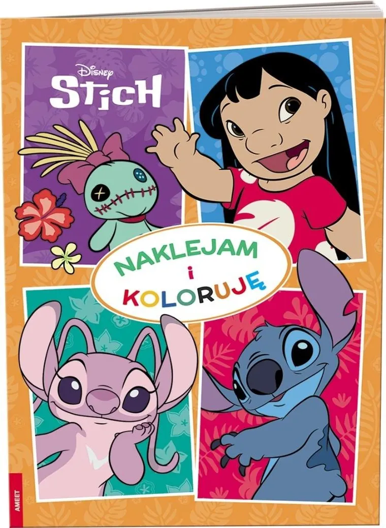 Stich. Naklejam i koloruję