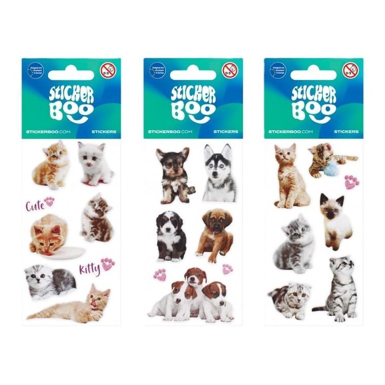 Sticker Boo, naklejki, cuties